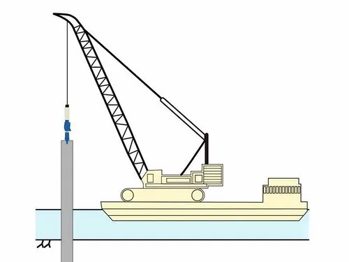 Crane-Fitted Barge