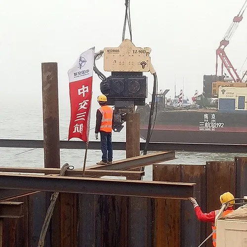 Sea Piling in Highway Construction