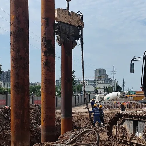 MRT Line 10 Construction in Gaoling District, Xi’an City