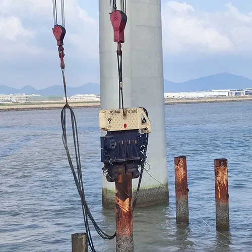 Sea Bridge Construction in Zhuhai City