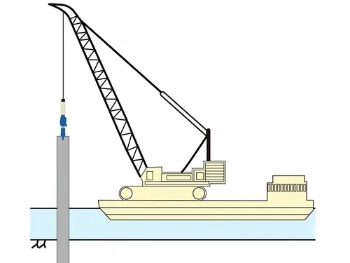 Crane-Fitted Barge