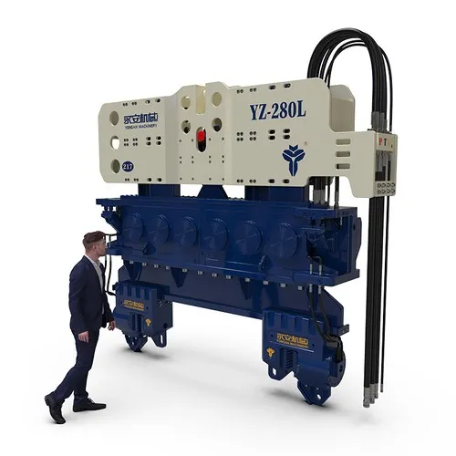 Hydraulic Vibratory Hammer with Eccentric Mass