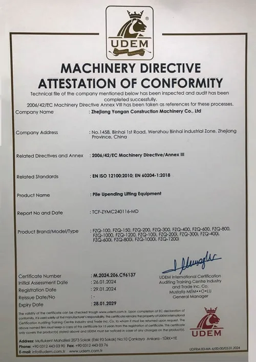 CE certification