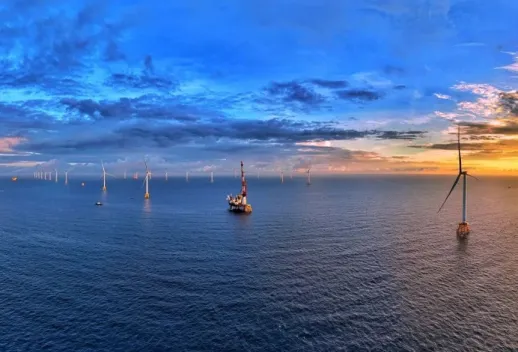Offshore Wind Farm Construction in Yangjiang, Guangdong